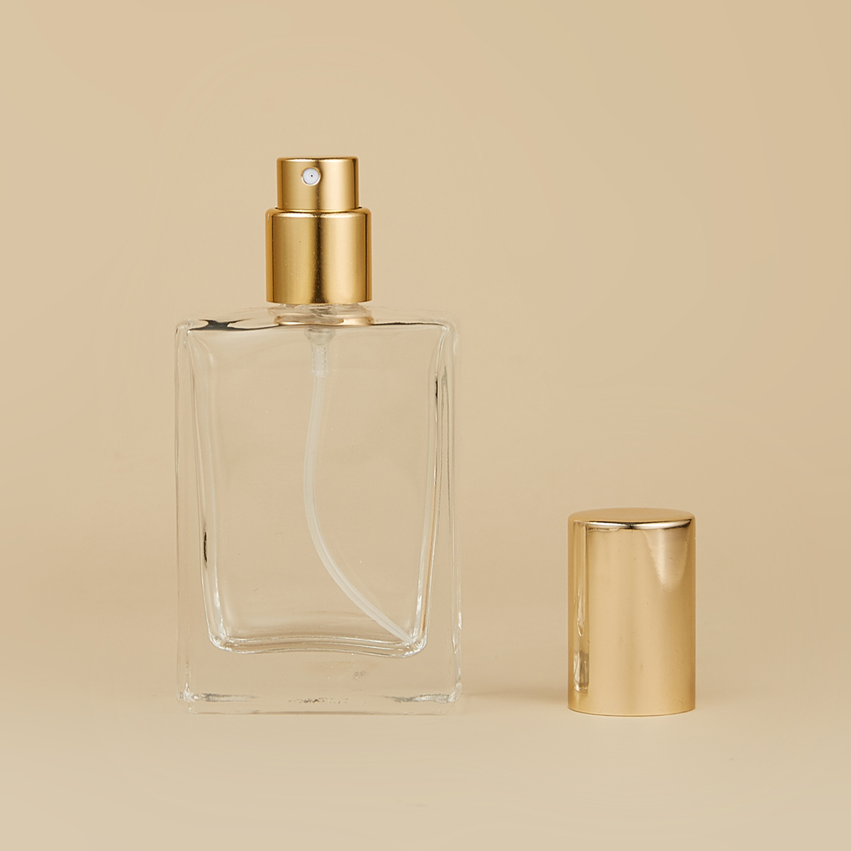 Perfume Zara - Semprotan kaca persegi 30ml, sekrup persegi,