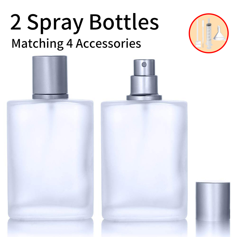 Perfume Zara - Botol semprot kosong kaca buram 50ml/1.69