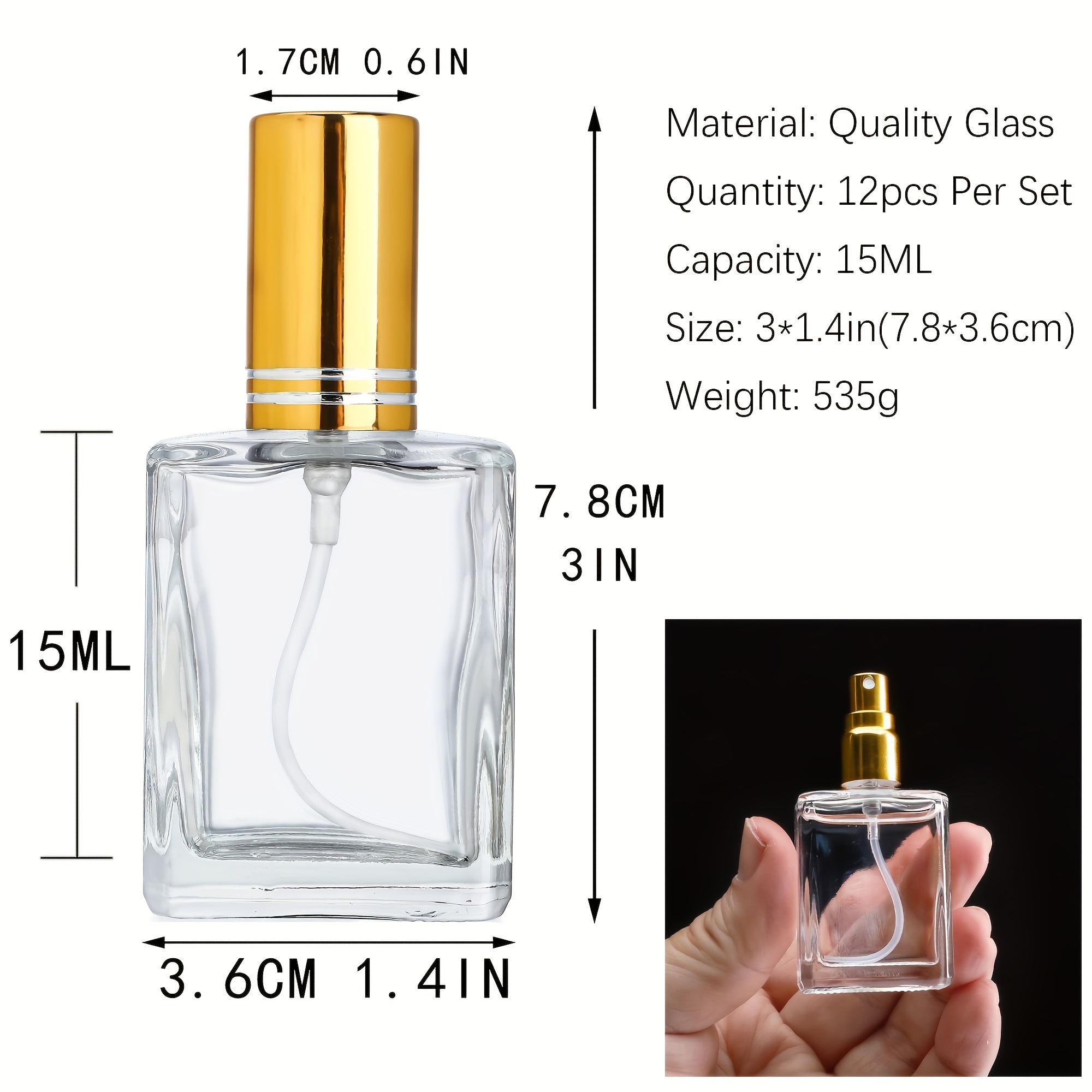12 Buah + 6 Aksesori Botol Sem - Perfume Zara ulasan dan harga