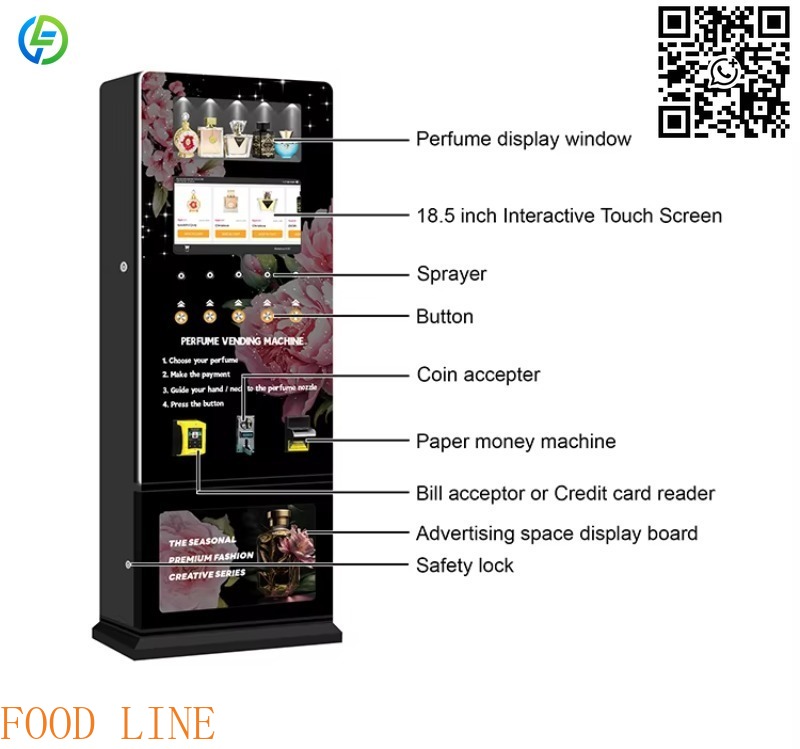 Mesin Penjual Parfum Otomatis  - Perfume Fragrance Vending Machine ulasan dan harga