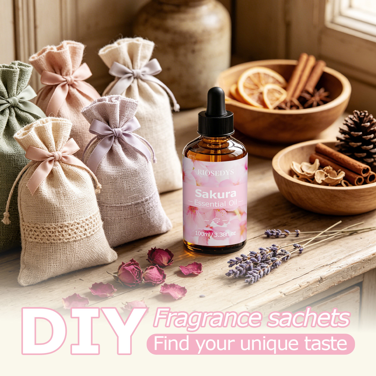 Minyak Esensial SAKURA, Minyak - Perfume Fragrance Diffuser ulasan dan harga