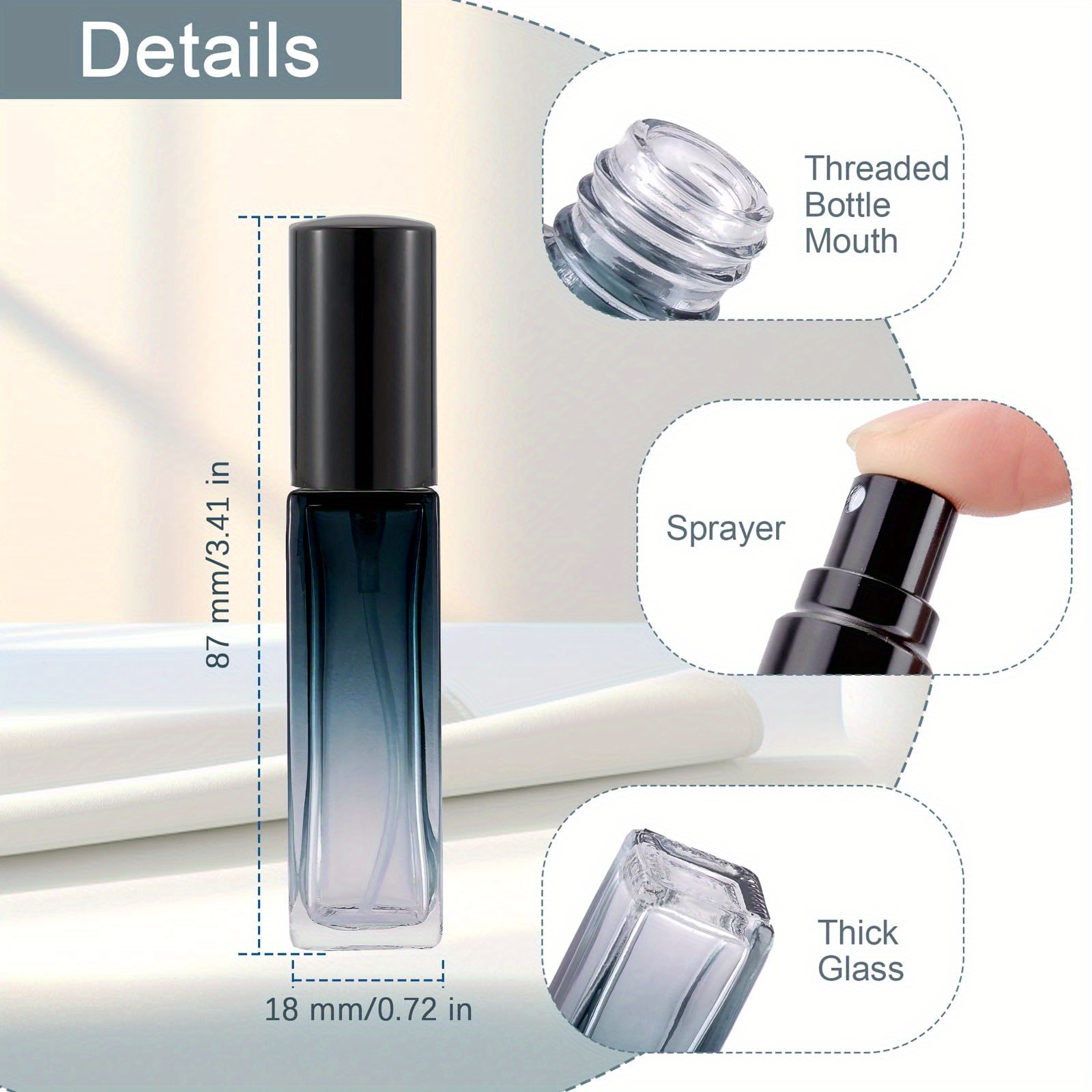 10 Buah Botol Parfum Semprot B - Perfume Zara ulasan dan harga