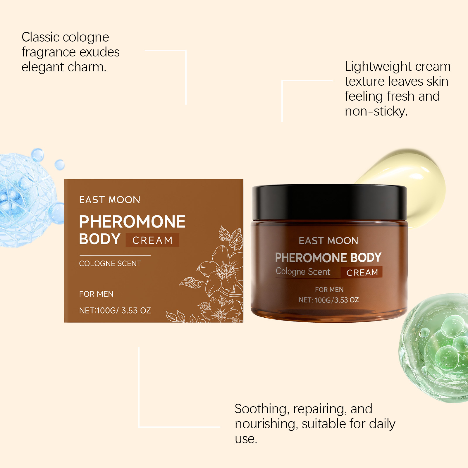 Lotion Pelembab Pria East Moon - Perfume Fragrance Enhancer ulasan dan harga